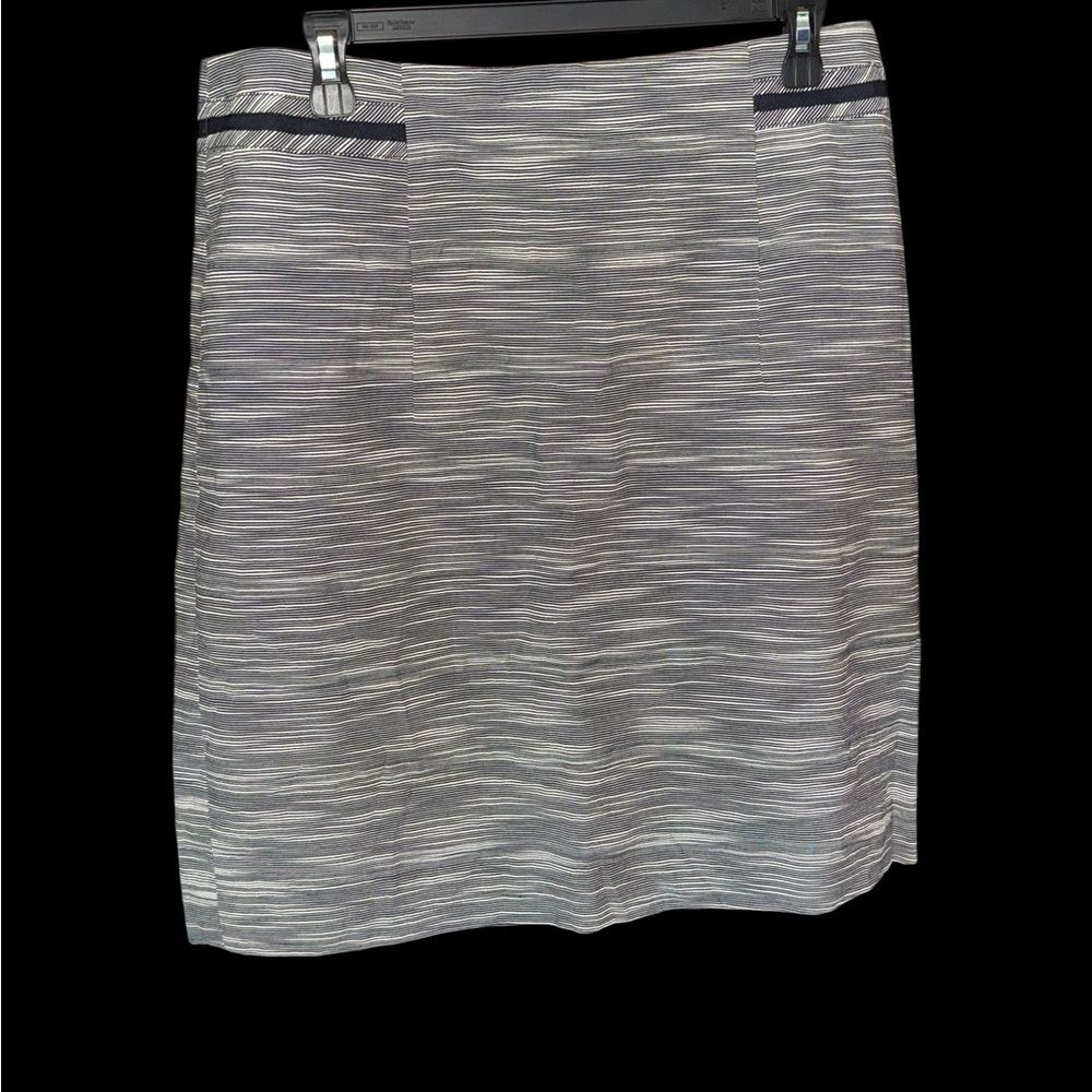 ANTONIO MELANI Gray Space-Dye Pencil Skirt